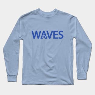 Waves artistic design Long Sleeve T-Shirt